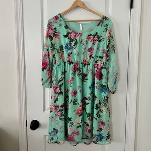 Pinkblush Floral Maternity Dress